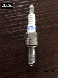 China Iridium Motorcycle Spark Plugs CR8E With White Pearl Nickel Metal Housing supplier