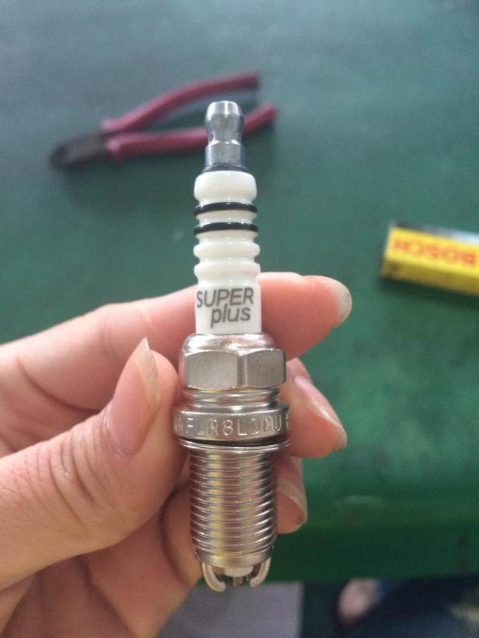 Auto Spareparts Double Electrode Peugeot Spark Plugs FLR8LDCU+9 To NGK BKR5EK Denso K20TT