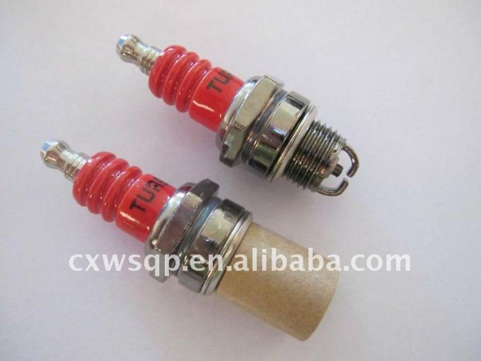 Colorful Ceramice 2 electrodes Chainsaw Spark Plug L7T WS7F / BPM7A / CJ7Y / W20MU / W22MPU