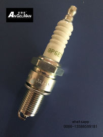 China Strong Resistance Automobile Spark Plug  BP6EY 7727 With White Screw V - Cut supplier