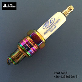 Ceramice Colorful Motorcycle Spark Plugs W / L U3AS / A7TC Nickel With Tip Electrode supplier