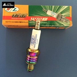 Ceramice Colorful Motorcycle Spark Plugs W / L U3AS / A7TC Nickel With Tip Electrode supplier