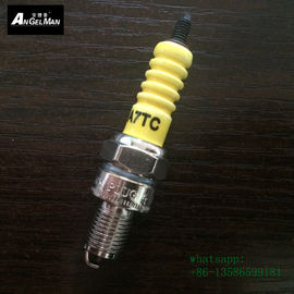 High Performance Spark Plugs For Motorcycles , Motorcycle Iridium Spark Plugs A7TC D8TC E6TC F7TC With Color Ceramic supplier