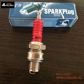 NGK B7HS Ignition Parts W4AC Car Spark Plugs For Automotive 19mm Diameter Red Color supplier