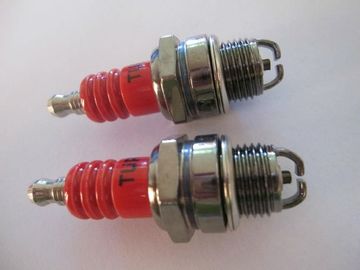 Colorful Ceramice 2 electrodes Chainsaw Spark Plug L7T WS7F / BPM7A / CJ7Y / W20MU / W22MPU supplier