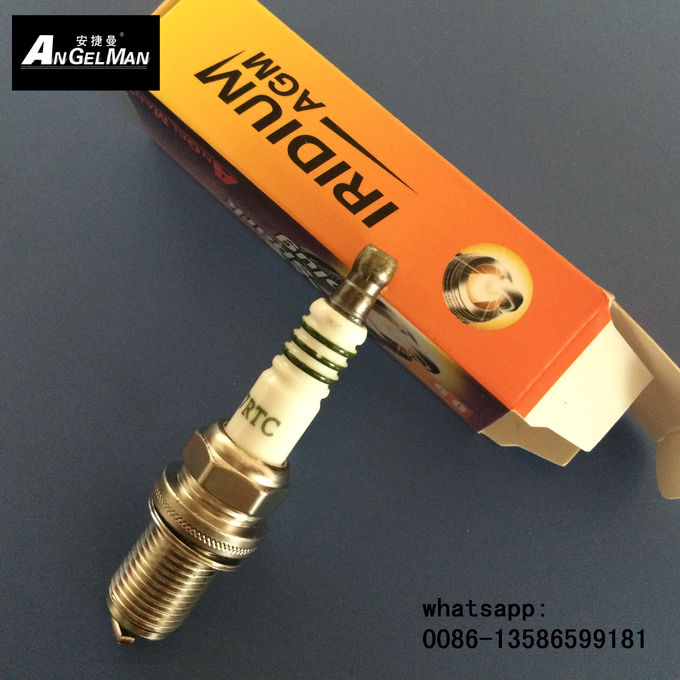 High Power Spark Plugs , Resistor Car Spark Plugs For Audi / Passat / Mitsubishi K7RTC